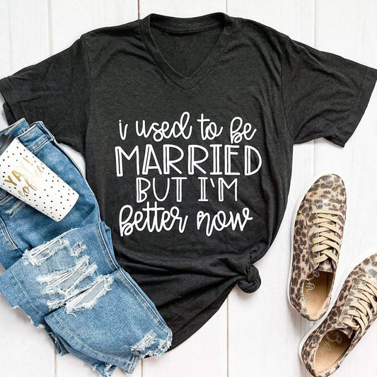 Envy Stylz Boutique Women - Apparel - Shirts - T-Shirts I Used To Be Married Soft Graphic Tee