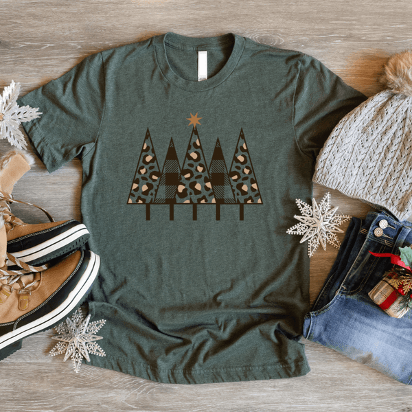 Leopard christmas tree online sweatshirt