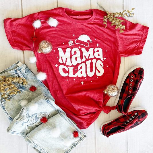 Envy Stylz Boutique Women - Apparel - Shirts - T-Shirts Mama Claus Soft Graphic Tee