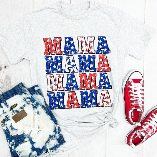 Envy Stylz Boutique Women - Apparel - Shirts - T-Shirts Patriotic Mama Graphic Tee