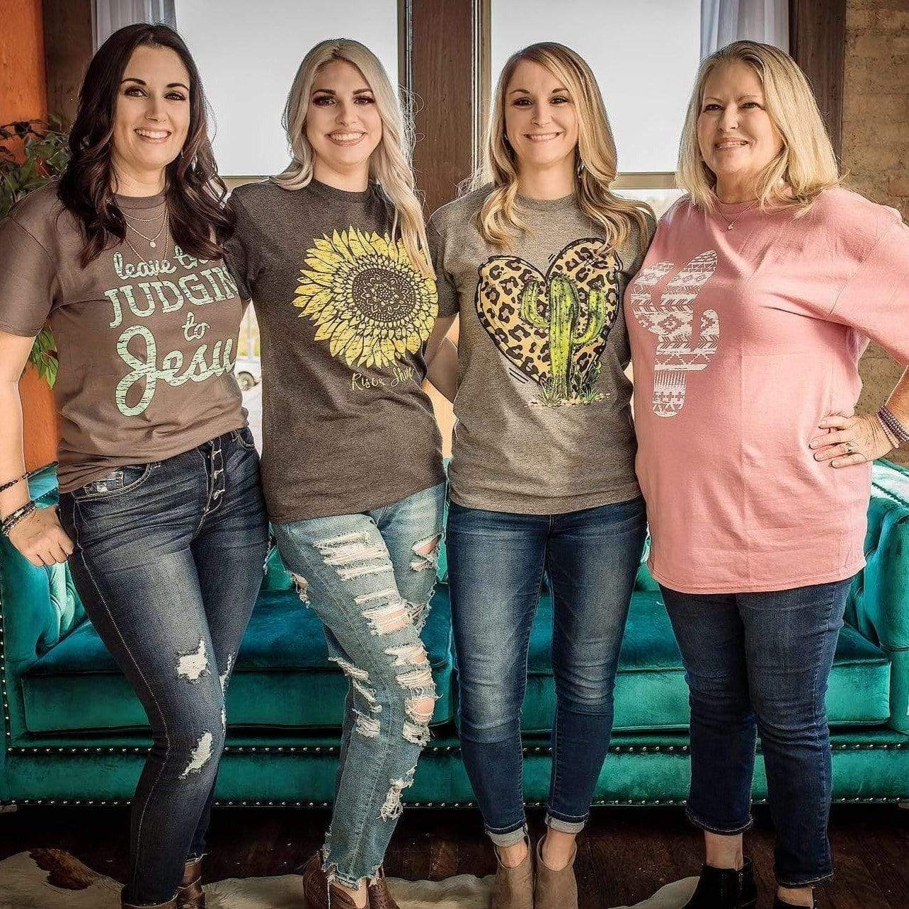 Envy Stylz Boutique Women - Apparel - Shirts - T-Shirts Sunflower Rise & Shine Graphic Tee