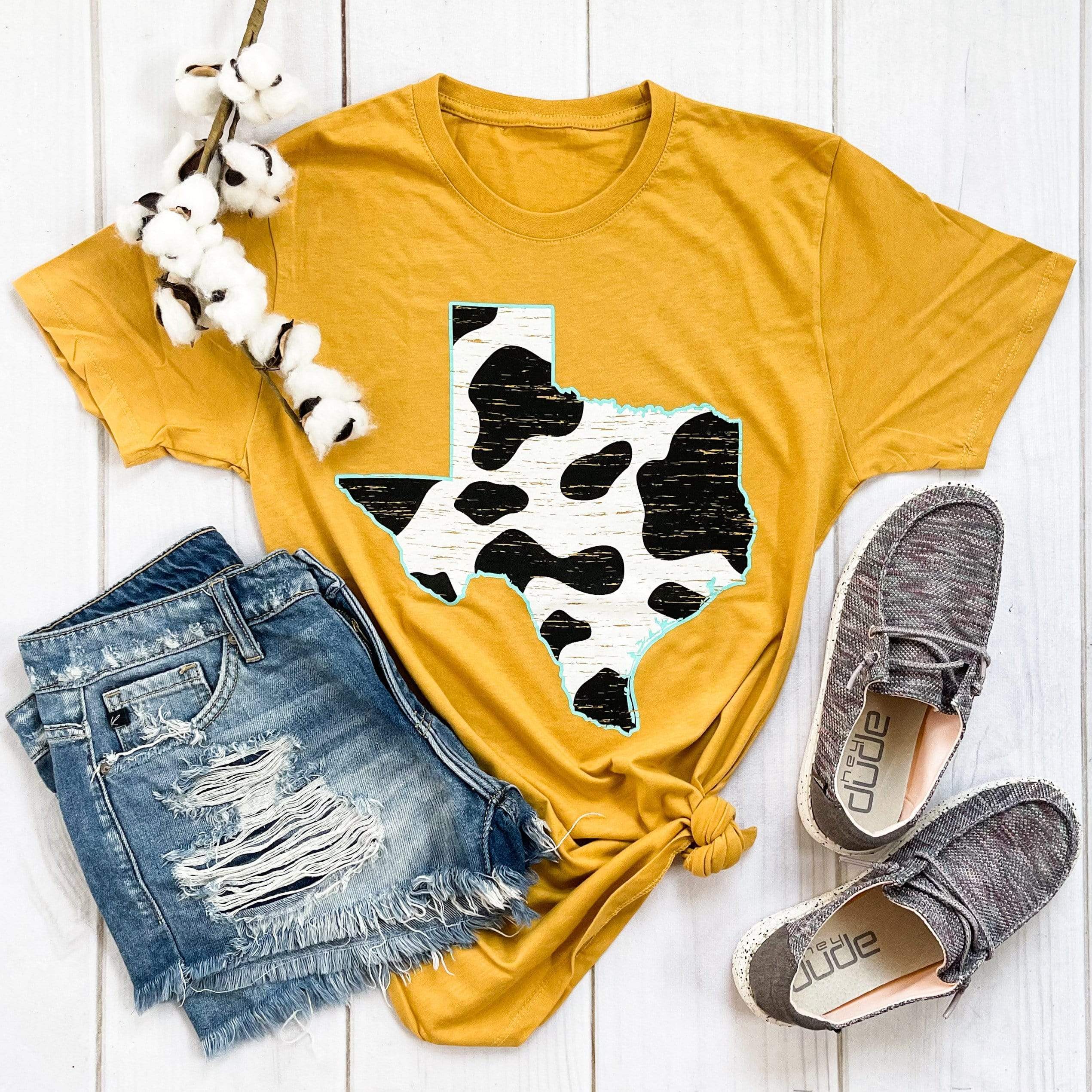 Cow print best sale t shirt