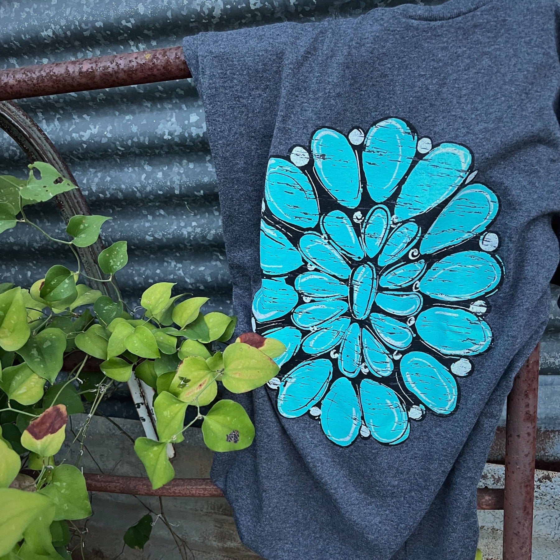 Envy Stylz Boutique Women - Apparel - Shirts - T-Shirts Turquoise Stone Graphic Tee