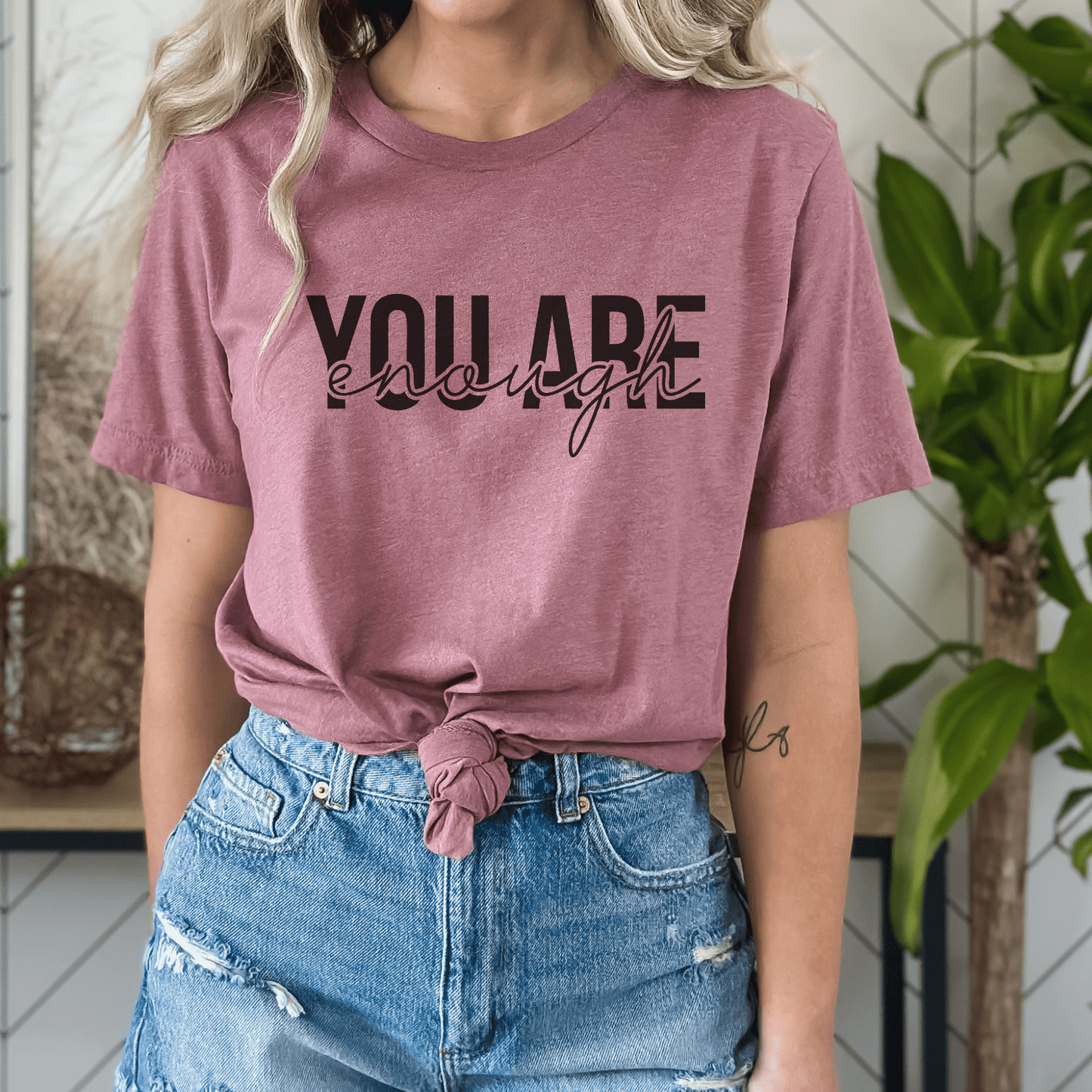Envy Stylz Boutique Women - Apparel - Shirts - T-Shirts You Are Enough Graphic Tee