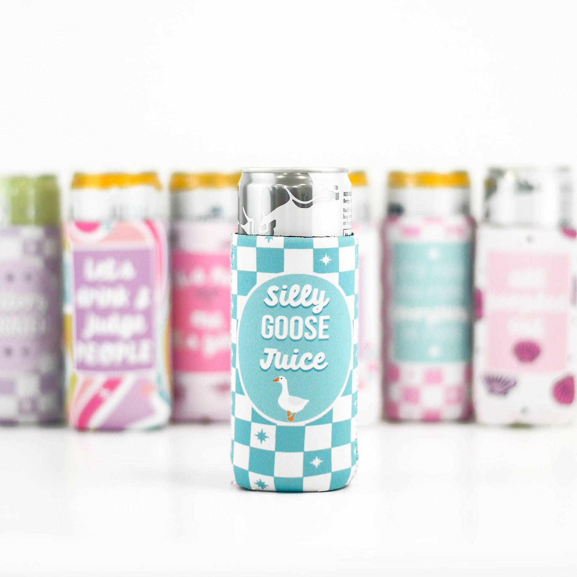 Mugsby Silly Goose Juice Slim Can Cooler