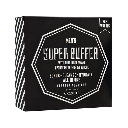 Spongellé Health & Beauty 3.5 oz 20+ Men's Super Buffer (Verbena Absolute)